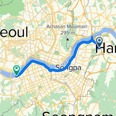강일동 ５０５−１ to 반포동 １１５−６