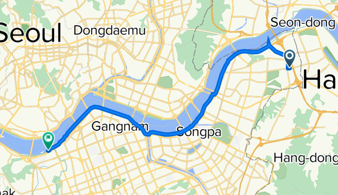 강일동 505−1 to 반포동 115−6