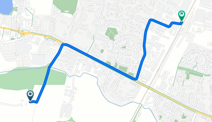 Elm Vale Cottage, Denmark Hill, Diss to Station Road, Diss