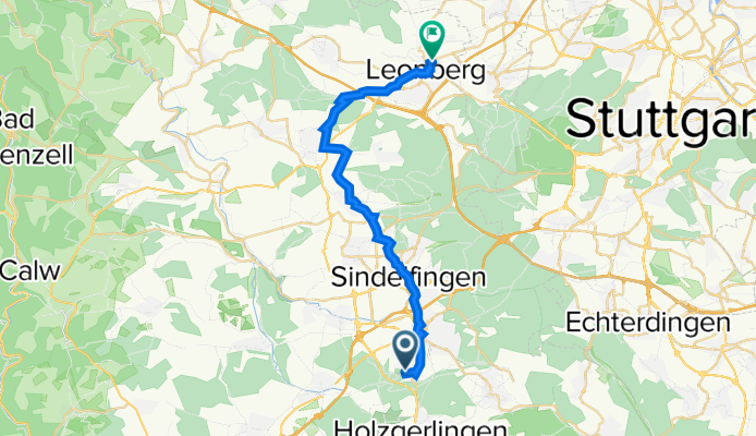 Fritz-Steisslinger-Straße 6, Böblingen nach Unterer Schützenrain 18, Leonberg