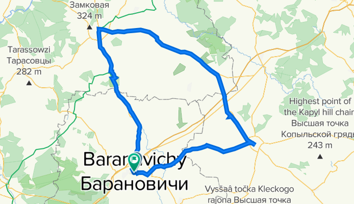 барановичи- несвиж-новогрудок
