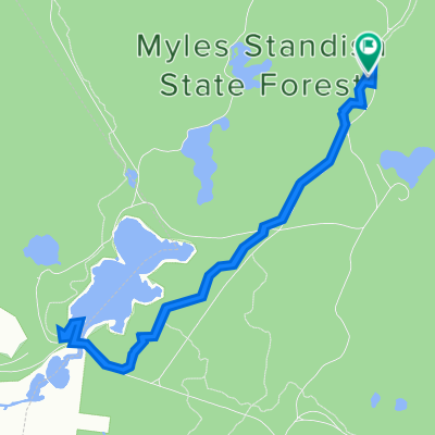 Upper College Pond Rd, Plymouth to Upper College Pond Rd, Plymouth