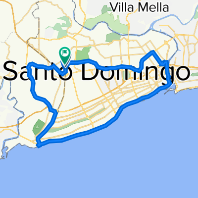 De F2MJ+HW9, Santo Domingo a Calle San Jose, Santo Domingo