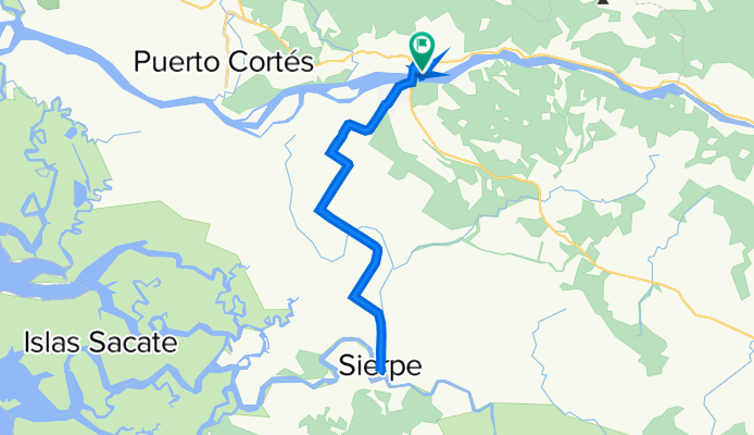 De XG5V+M8J, Palmar Norte a Calle 145, Palmar Norte