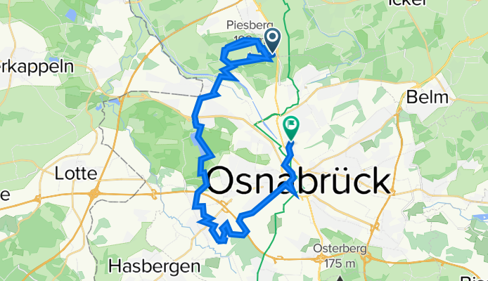 Im Quellengrund 1, Wallenhorst nach Süntelstraße 38B, Osnabrück