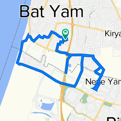 От Egoz Street 12, Holon до HaRav Yitshak Nisim Street 11, Bat Yam