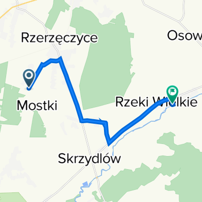 Mstowska, Kłomnice do Kłomnice, Kłomnice