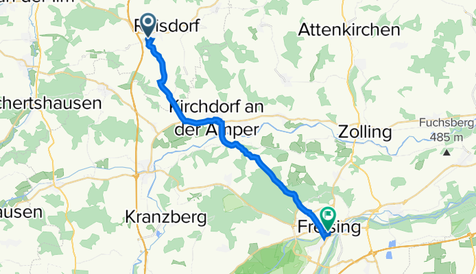 Korbinianstraße 12, Schweitenkirchen nach Bahnhofstraße 14, Freising