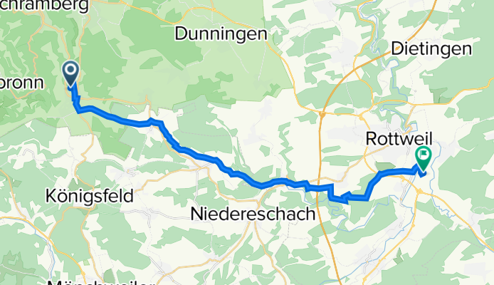 Theilenweg 19/1, Hardt nach Tuttlinger Straße 63, Rottweil