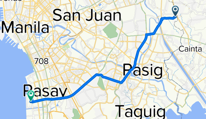 Pasig to Pacific Drive 504p, Pasay