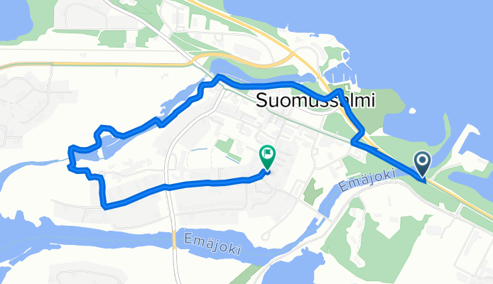 Ruukinkatu 1, Suomussalmi to Kiannonkatu 14, Suomussalmi