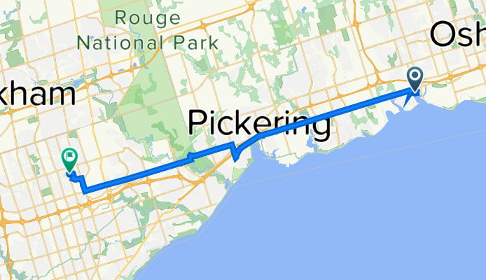 Port Whitby, Whitby to 207 Chartland Blvd S, Toronto