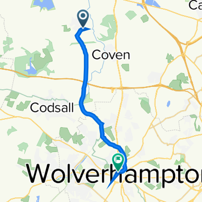 Appledore, Sparrows End Lane, Stafford to City Of Wolverhampton Council, St Peters Sq, Wolverhampton