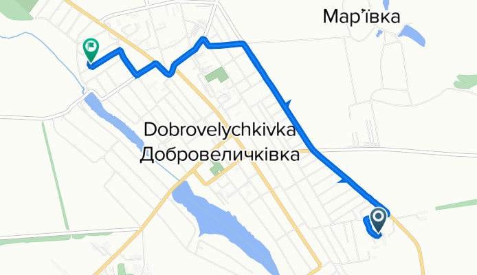 От Т-12-14 до Вулиця без назви, Добровеличківка