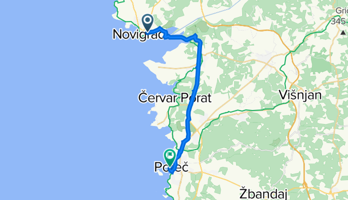 Ž5002, Novigrad nach Ulica Vladimira Nazora 7, Poreč