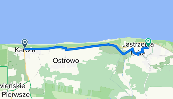 Wojska Polskiego 23, Karwia do Derdowskiego 15, Jastrzębia Góra