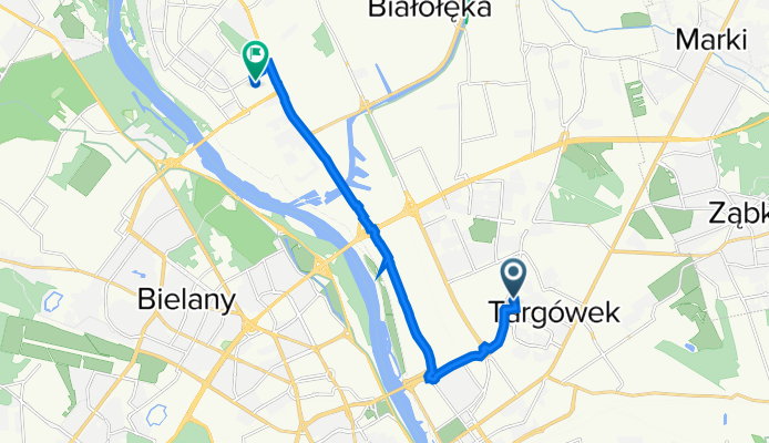 Kolonijna 5, Warszawa do Pałuków 2, Białołęka