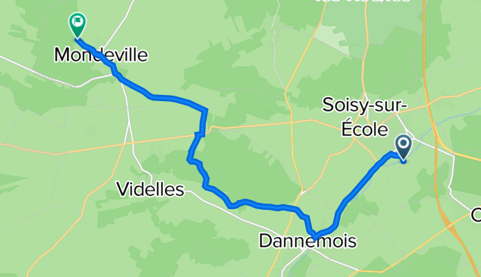 De Rue du Moulin des Noués 8, Soisy-sur-École à Rue de Ballancourt 35, Mondeville