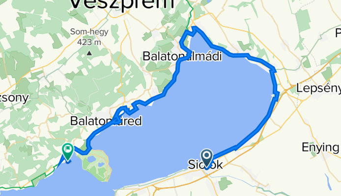 Balaton körút: 1.nap