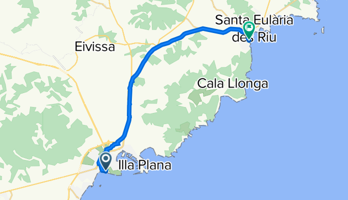 Carrer de Juan Ramón Jiménez, 22–98, Ibiza à Calle del Río, 19, Santa Eulalia del Río