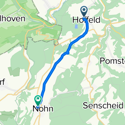 Brunnenstraße 2, Hoffeld nach Brigittenweg 13, Nohn