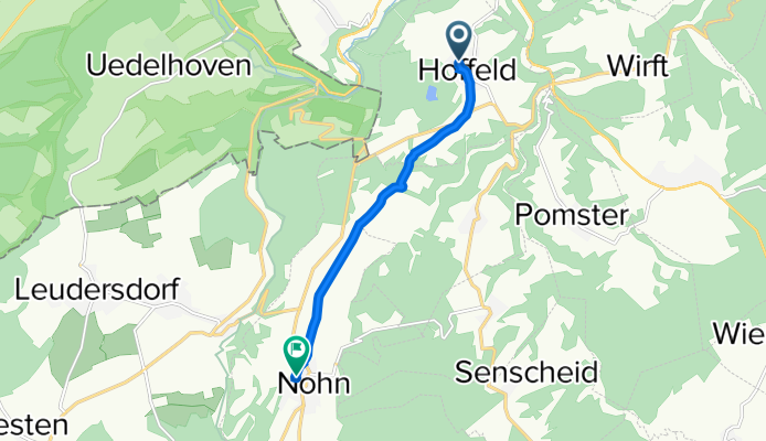Brunnenstraße 2, Hoffeld nach Brigittenweg 13, Nohn