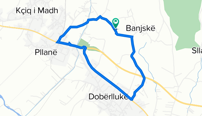 Rrugë pa emër, Banjskë to Rrugë pa emër, Banjskë