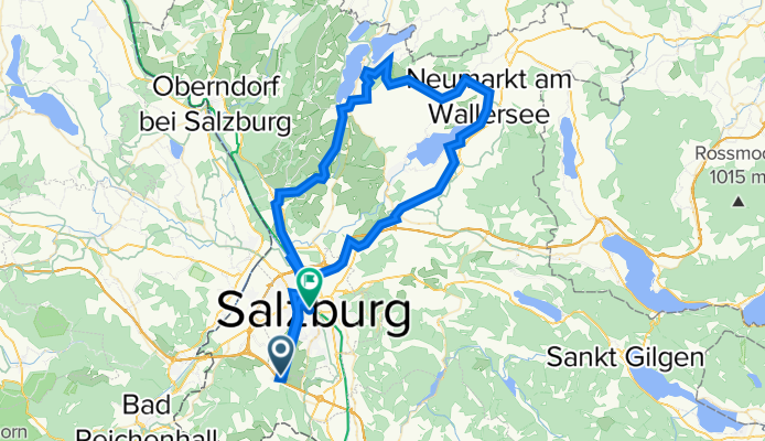 Moosstraße 186C, Salzburg nach Getreidegasse 20, Salzburg