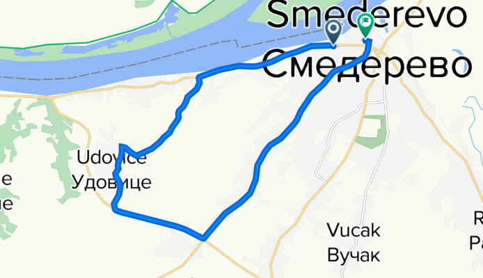 ะะฐัะฐัะพััะตะฒะฐ 55, ะกะผะตะดะตัะตะฒะพ to ะขัะณ ัะตะฟัะฑะปะธะบะต 6, ะกะผะตะดะตัะตะฒะพ