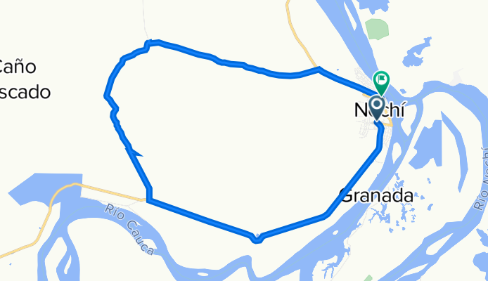 Ruta desde Carrera 32 27-04, Nechí