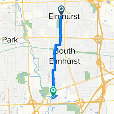 Elmhurst City Centre, Elmhurst to 3 Elm Creek Dr, Elmhurst
