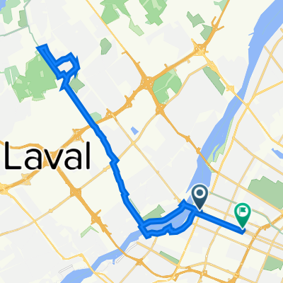 Restful route in green road