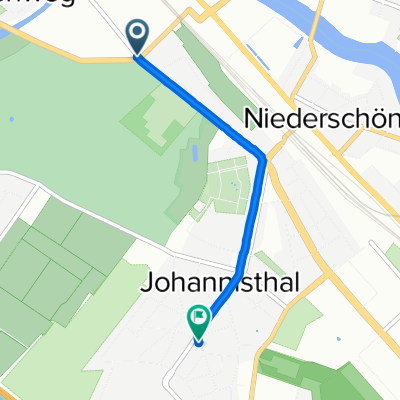 Südostallee 65, Berlin nach Sterndamm 103, Berlin