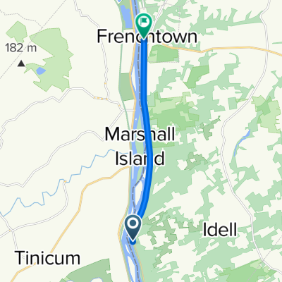Daniel Bray Hwy, Frenchtown to 1–3 River Rd, Frenchtown