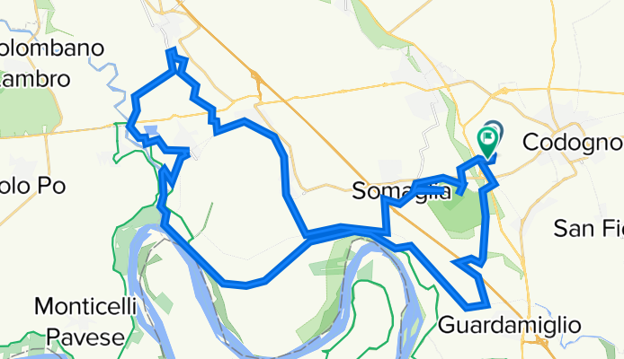 Da Via A. Molinari 5, Codogno a Via P. Togliatti 6, Codogno