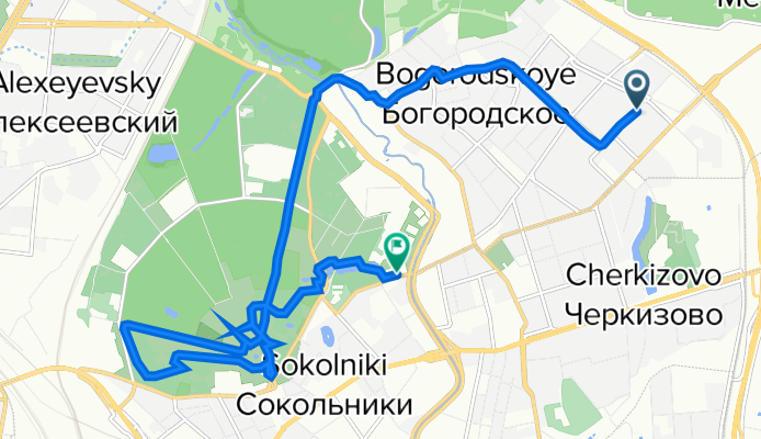 7-й проезд Подбельского, Москва до улица Олений Вал, 118 с7, Москва