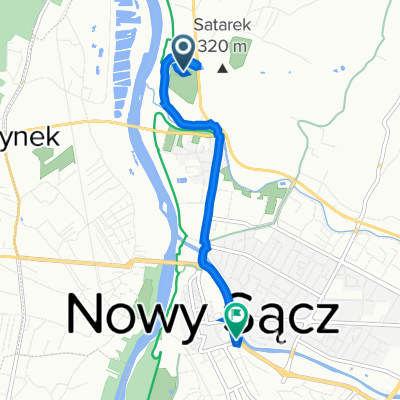 Gajowa 4, Nowy Sącz do Jana Matejki 15, Nowy Sącz
