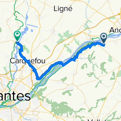 19 La Charaudière, Champtoceaux nach 40 Quai de Cricklade, Sucé-sur-Erdre