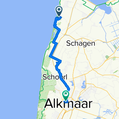 Voorweg, Callantsoog nach Stationsweg 45A, Alkmaar