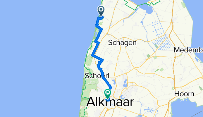 Voorweg, Callantsoog nach Stationsweg 45A, Alkmaar