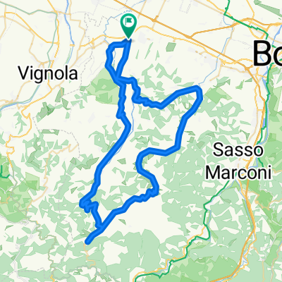 da Monteveglio, val Samoggia, Bortolani, Tolè, Calderino, Montemaggiore