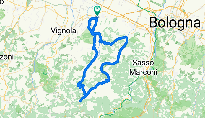 da Monteveglio, val Samoggia, Bortolani, Tolè, Calderino, Montemaggiore