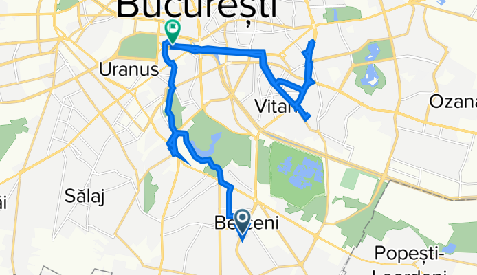 Bulevardul Alexandru Obregia 7A, București to Bulevardul Unirii 9, București