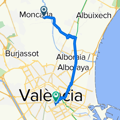 39.543° N -0.385° W a Avinguda del Regne de València, 32, València