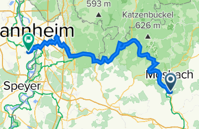 Route in der Bikemap App öffnen