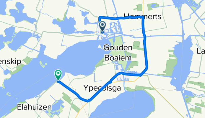 Koaldyk 10, Heeg naar Lange Hoek, Elahuizen