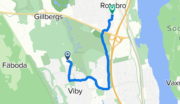 Lantgårdsvägen, Sollentuna to Kung Hans väg 57A, Sollentuna