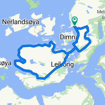 Runt Gursköya + x-tra tur over Fjelle