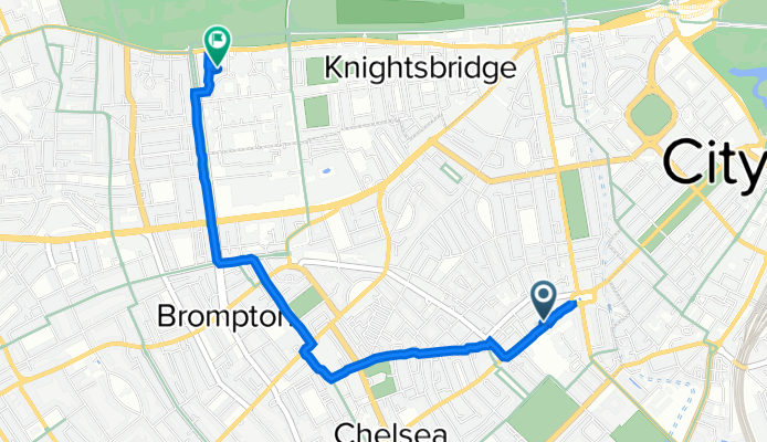 38 King's Road, London to 39 Jay Mews, London