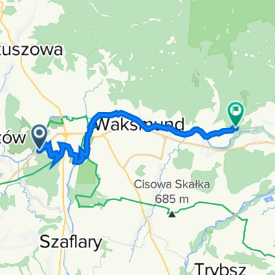 4a. Nowy Targ Ludźmierska - mostek nad Łopuszną